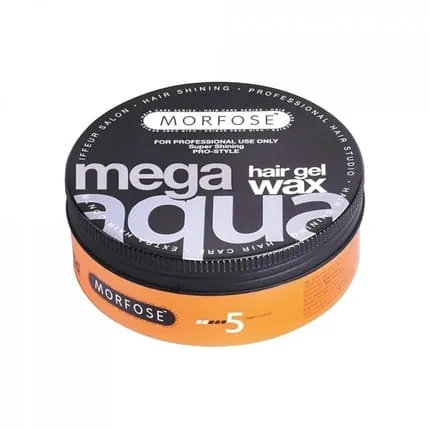 Morfose Hair Aqua Gelwax Mega Orange 150ml Perfect For Strong Hold And Styling