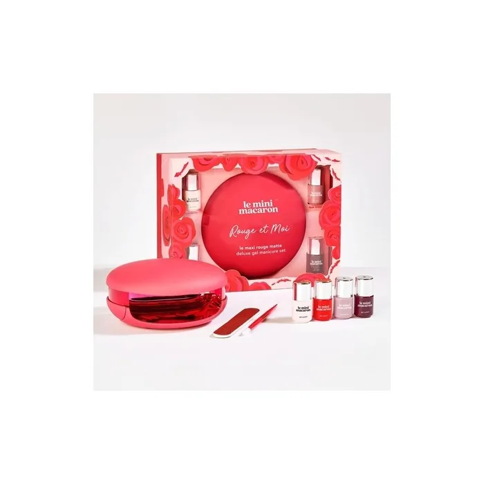 Le Mini Macaron DIY Deluxe Gel Manicure Kit with LED Nail Dryer Lamp