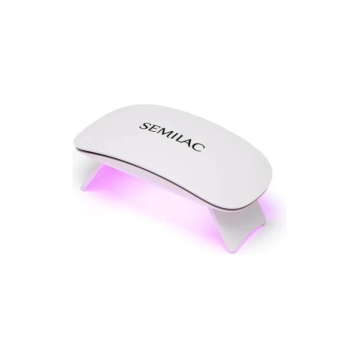 Semilac Travel UV LED Lamp 6W - Foldable Mini Nail Lamp with 60/90 Second Timer