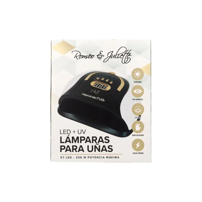 Albi Pro UV LED Nail Lamp 256W Black