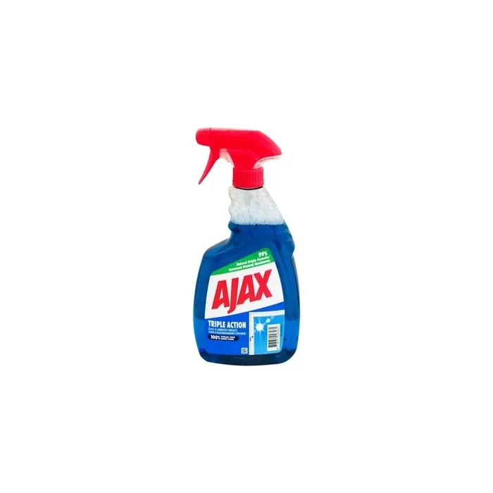 Ajax Ajax Glass Cleaner Spray 750ml Triple Action