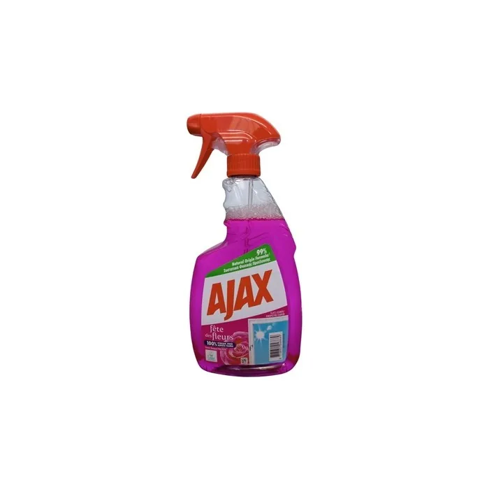 Ajax Glass Cleaner Pink Trigger 750ml
