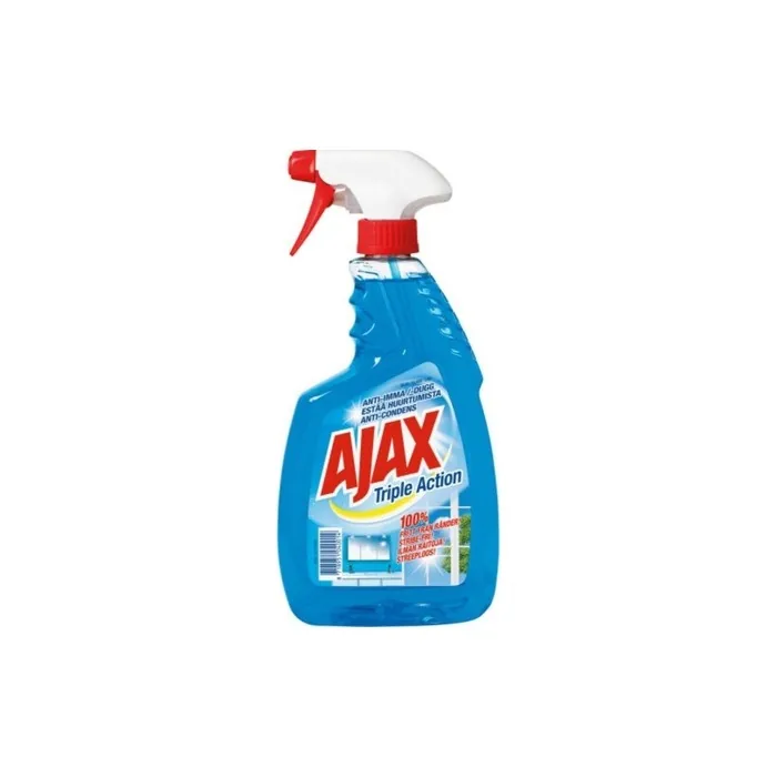 Ajax Glass Spray Triple Action Effective Cleaning Solution