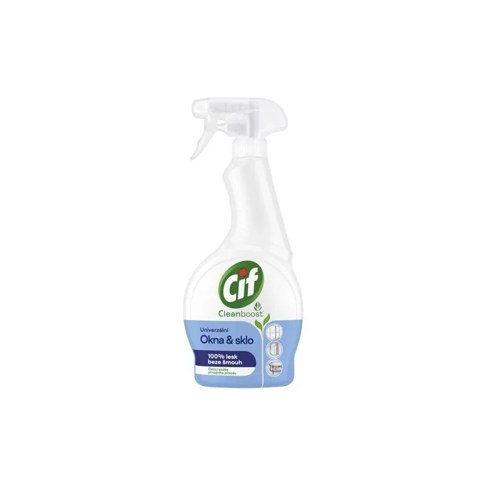 Cif Cleanboost Universal Window And Glass Cleaning Spray 500 Ml