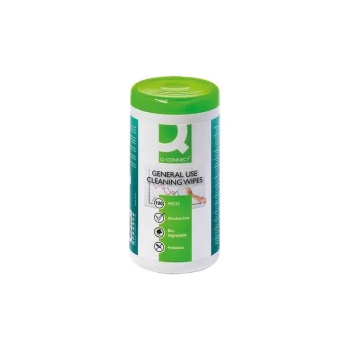 Q-Connect Cleaning Wipes for Plastic Surfaces