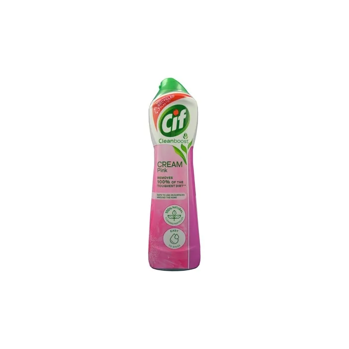 Cif Cream 500ml Pink Flower - Effective Surface Cleaner