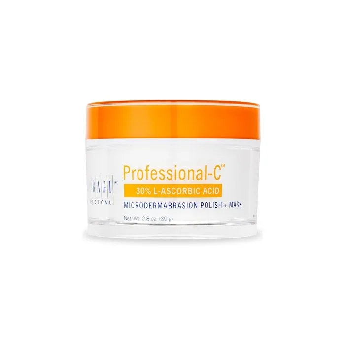 Obagi Medical Professional-C Microdermabrasion Polish + Mask 2.8 oz Glow Boosting Exfoliator with 30% Vitamin C for Brighter Smoother Youthful Looking Skin