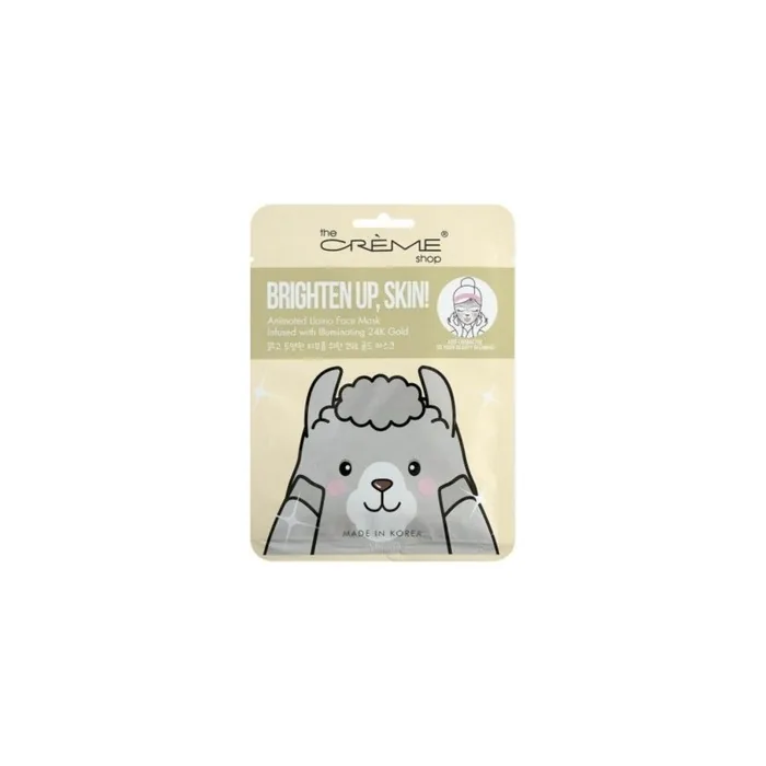The Crème Shop Brighten Up Skin Llama Face Mask 25g