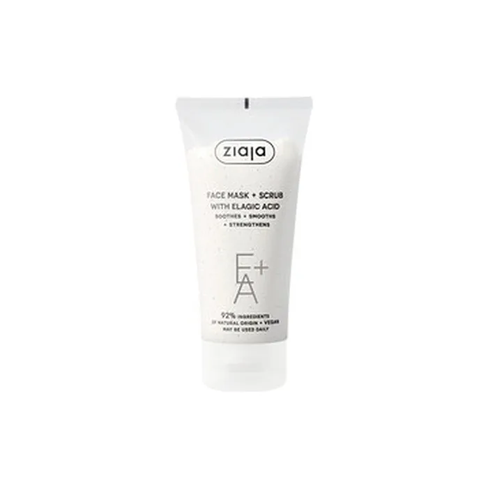 Ziaja Face Mask Scrub Elagic Acid Peeling Mask With Ellagic Acid