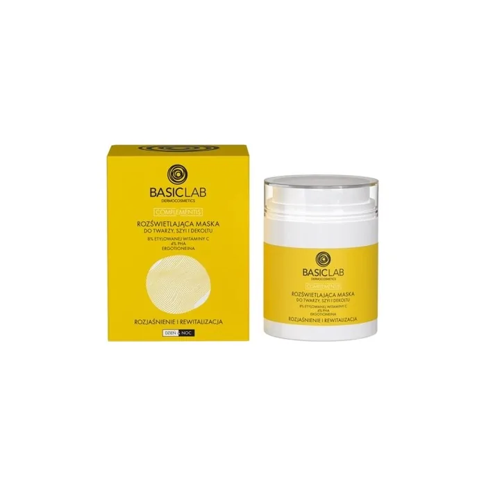 Basiclab Brightening Face Neck & Dcollet Mask
