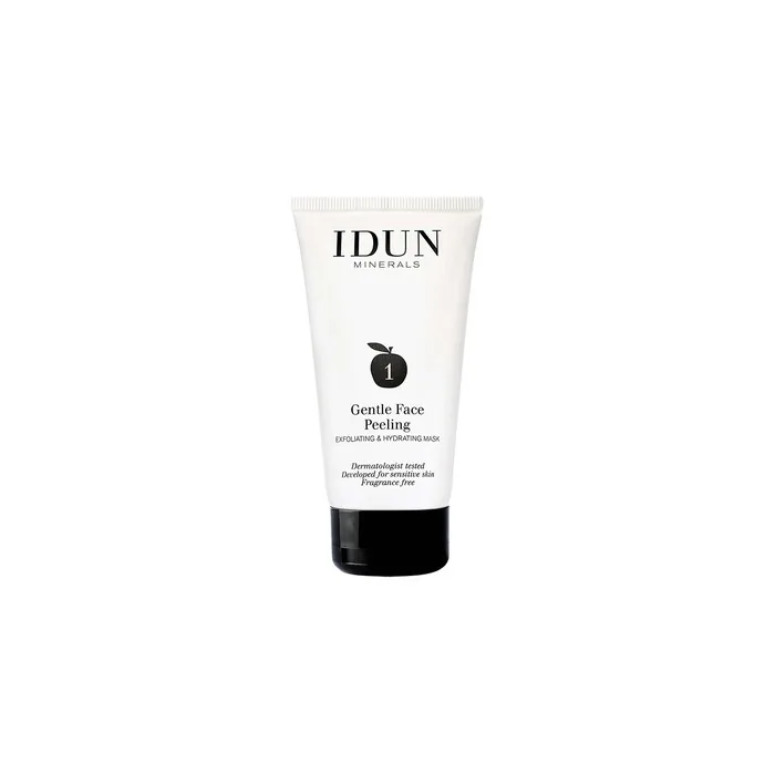 Idun Minerals Gentle Face Peeling Mask Soft Creamy Vegan Texture 2.53 Oz