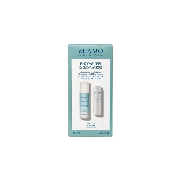 Miamo Enzyme Peel O2 Glow Masque Limited Edition Exfoliating Oxygen Mask 2 x 45ml