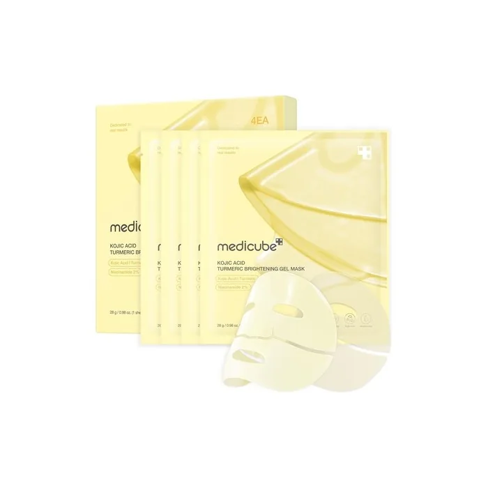 Medicube Kojic Acid Turmeric Brightening Gold Jelly Gel Mask Overnight Face
