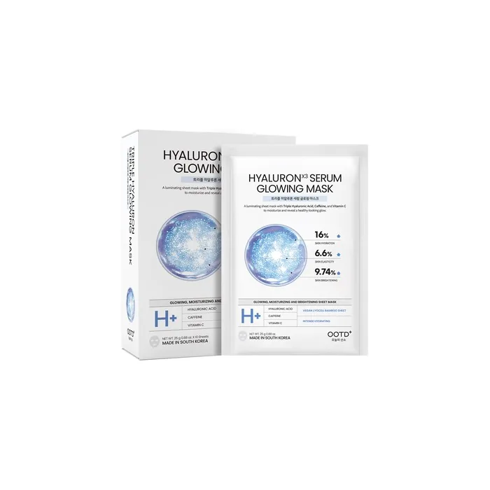 #OOTD Triple Hyaluronic Acid Glowing Facial Mask 25g