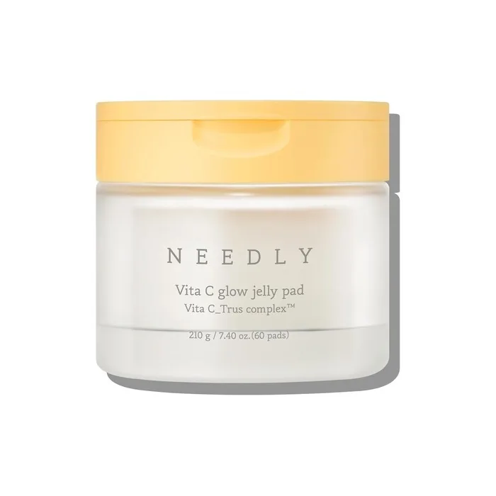 Needly Vita C Glow Jelly Pad Brightening Toner Pad for Exfoliation and Blemish
