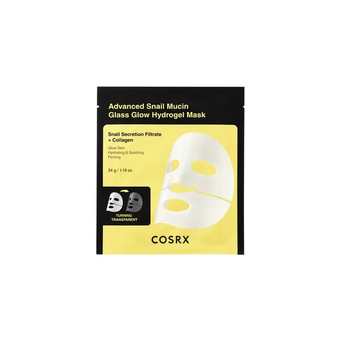 Cosrx Advanced Snail Mucin Glass Glow Hydrogel Mask - 1 Piece