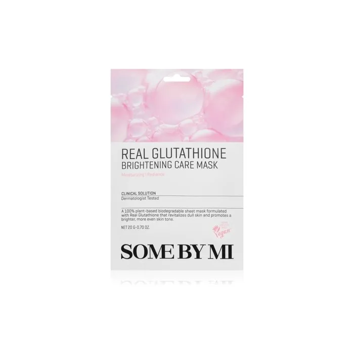 Some By Mi Clinical Solution Glutathione Brightening Care Mask - Illuminating Face Mask 20 g