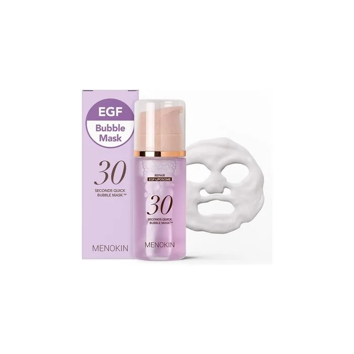 Menokin 30 Seconds Quick Bubble Mask Repair with EGf Liposome in Micro-Bubbles