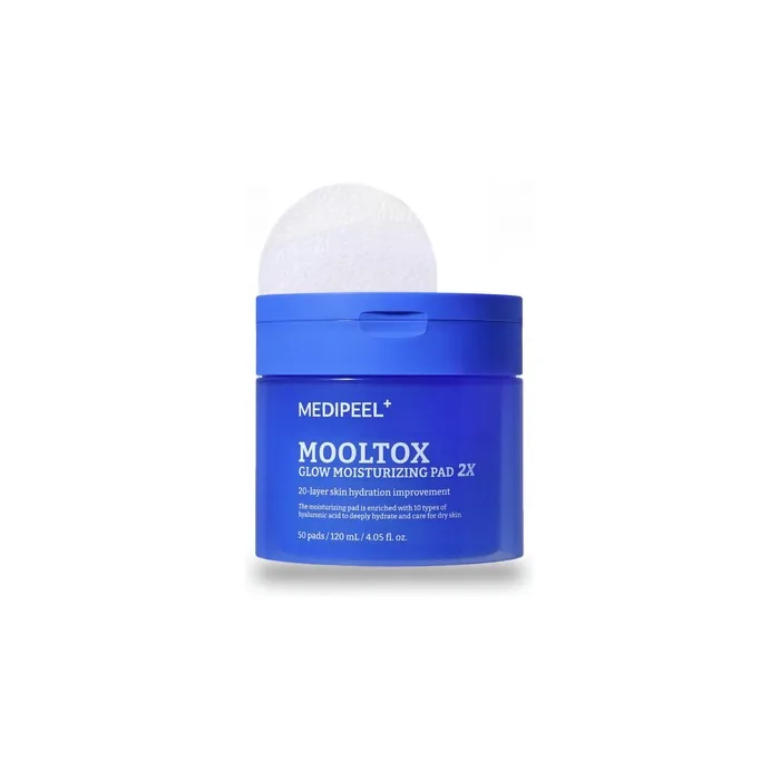Medipeel Mooltox Glow Moisturizing Pads 120ml 50 Pieces