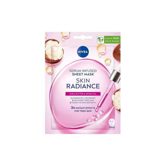 NIVEA SKIN RADIANCE Mouth Mask with Brightening Serum 1 Piece Pink