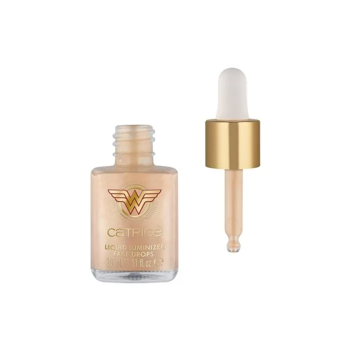 Catrice Wonder Woman Liquid Luminizer Face Drops Facial Serum Natural