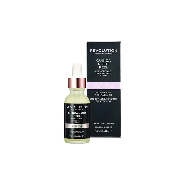 Revolution Skincare Gentle Quinoa Night Peel Serum Face Exfoliator