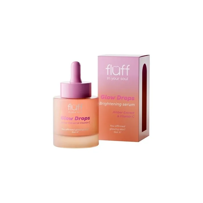 Fluff In Your Soul Glow Drops Brightening Serum With Amber Extract And Vitamin C 30ml