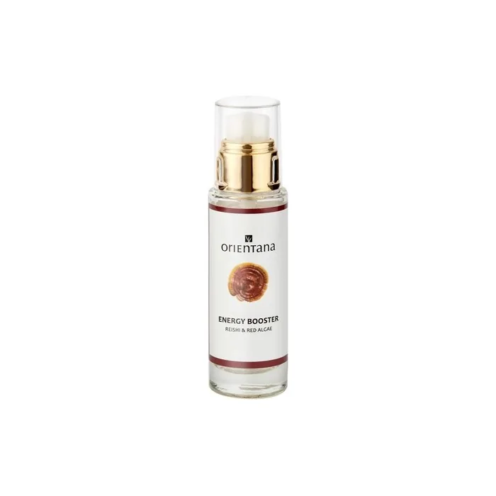 Orientana Natural Face Energy Booster Reishi & Red Algae Vegan Glow Day Cream Anti Aging Firming Hydrating All Skin Types 30ml