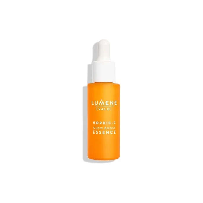 Lumene Nordicc Valo Glow Boost Essence 30ml Vegan Face Neck Serum With Vitamin C Antioxidantrich Wild Arctic Cloudberry Hyaluronic Acid