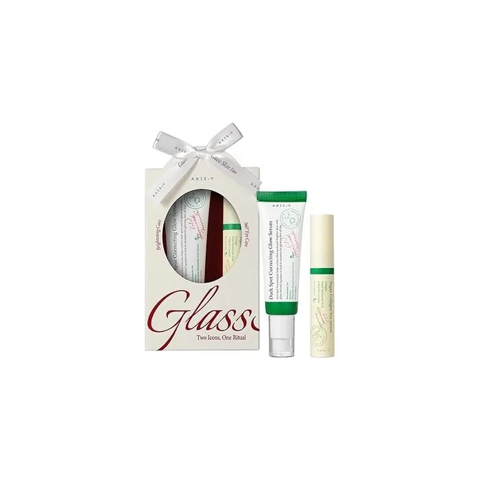 Axeisy Axeeisy Glass Skin Duo Set Glow Serum And Eye Serum