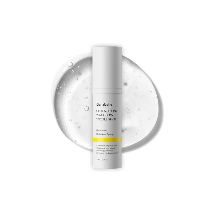 Genabelle Glutathione Vita Glow Spicule Shot 30ml - Revitalizing Serum with 2000 ppm Glutathione