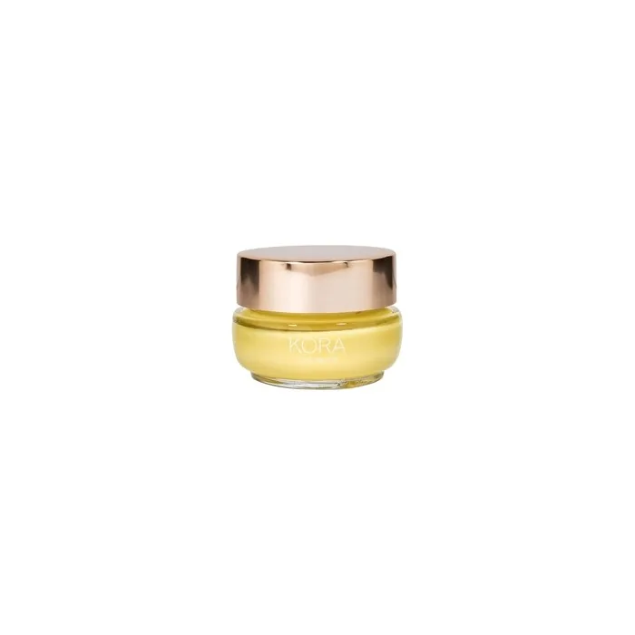 KORA Organics Turmeric Glow Moisturizer Hydrate Illuminate Soften Plump Skin Certified Organic Cruelty Free Perfect Travel Size 0.51 fl oz Mini Jar