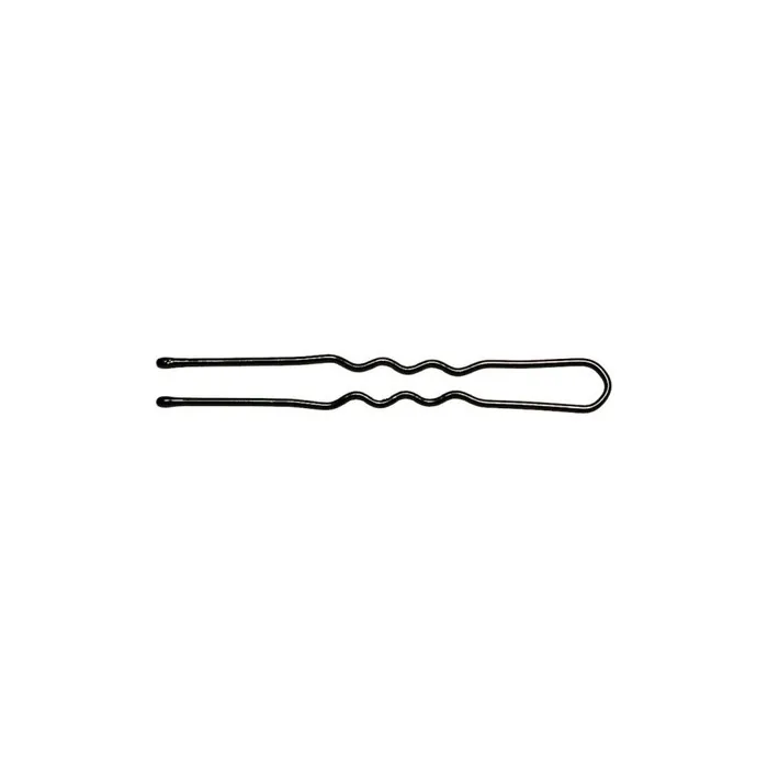 Shophair Wavy/Beaded Hairpins Kifix Black 4.5cm 250g