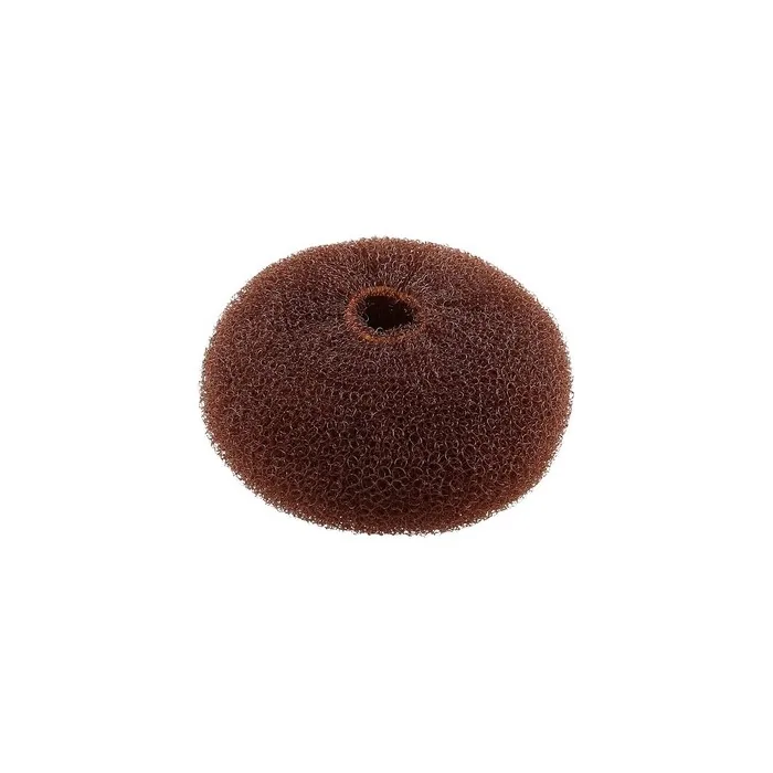 T4B LUSSONI Hair Bun Ring for Styling, Made of Durable Material 110mm Brown