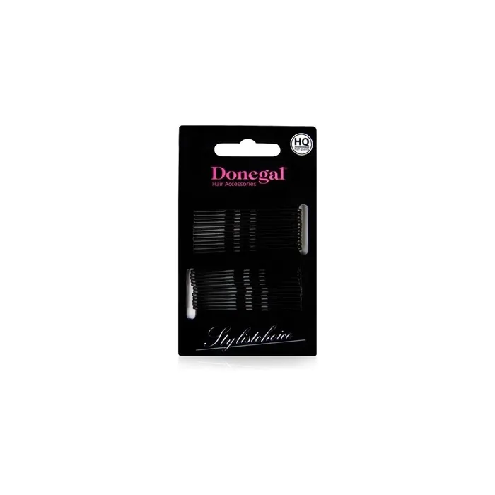 Donegal Hairpins Black 5cm 24 Pieces