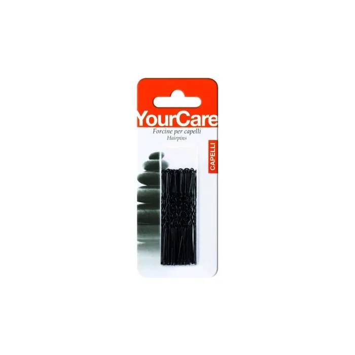Yourcare Invisible Black Hairpins 25 Inches Pack Of 40