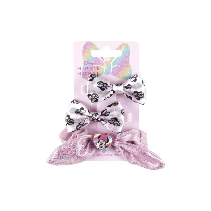 Minnie Mouse Hair Accessories Pink Pack of 3