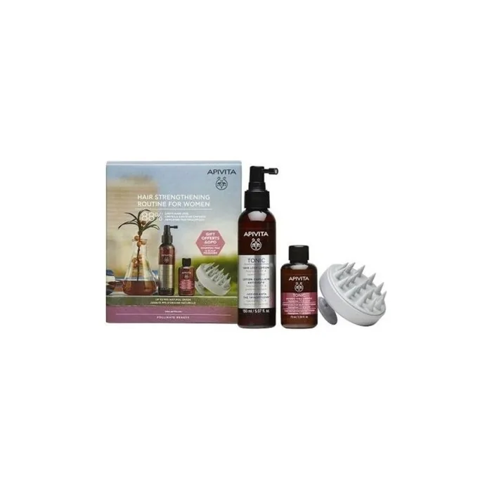 Apivita Hair Strengthening Routine for Women