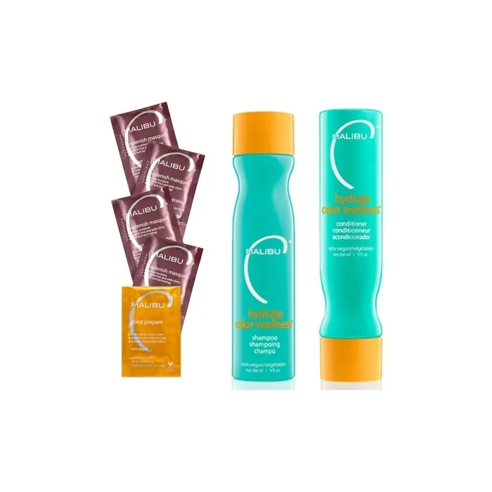 Malibu C Hydrate Color Wellness Set 7 Count