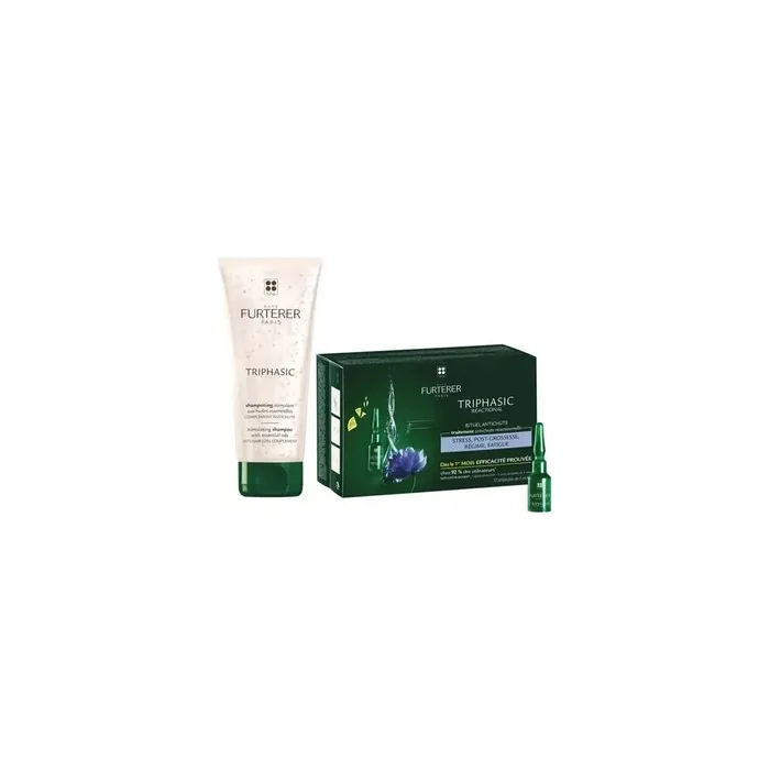 Rene Furterer Triphasic Reactional Hair Loss Treatment Set Of 2 Pieces 12x5ml