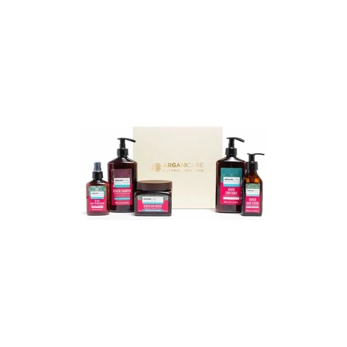 Arganicare Keratin Christmas Set 2024 5 Treatments - Hair Care