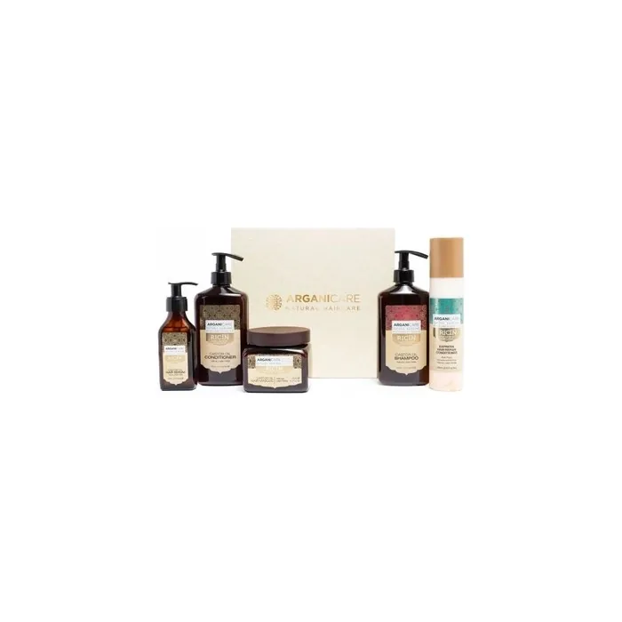 Arganicare Castor Oil Gift Set 2024 5 Treatments
