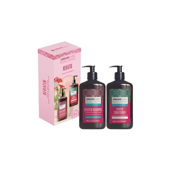 Arganicare Keratin Shampoo And Conditioner Set 2023
