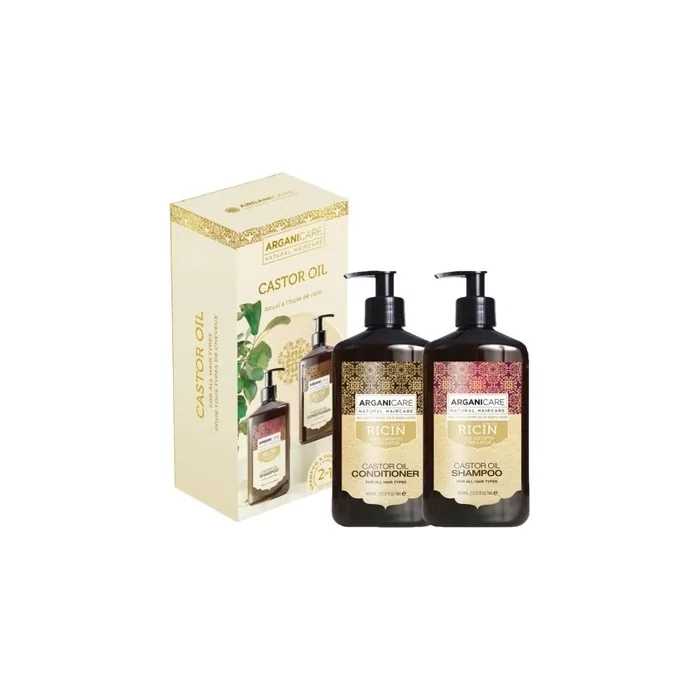 Arganicare Castor Shampoo And Conditioner Set