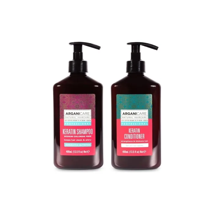 ArganiCARE Hair Care Kit Keratin Set 400ml - Pack of 2