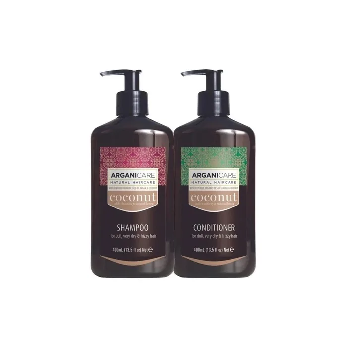 Arganicare Coconut Shampoo And Conditioner Set 400 Ml