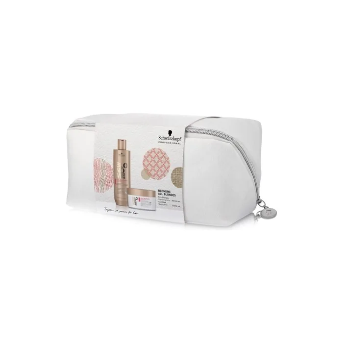 Schwarzkopf Professional Blondme All Blondes Rich Gift Set For Thick Hair
