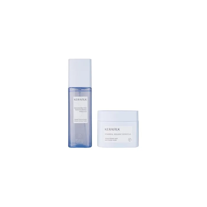 Kerasilk Strengthening Set for Fine Weak Hair