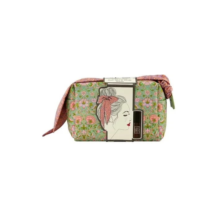 William Morris At Home Forest Bathing Hair Mist, Wash Bag and Scarf Style Set