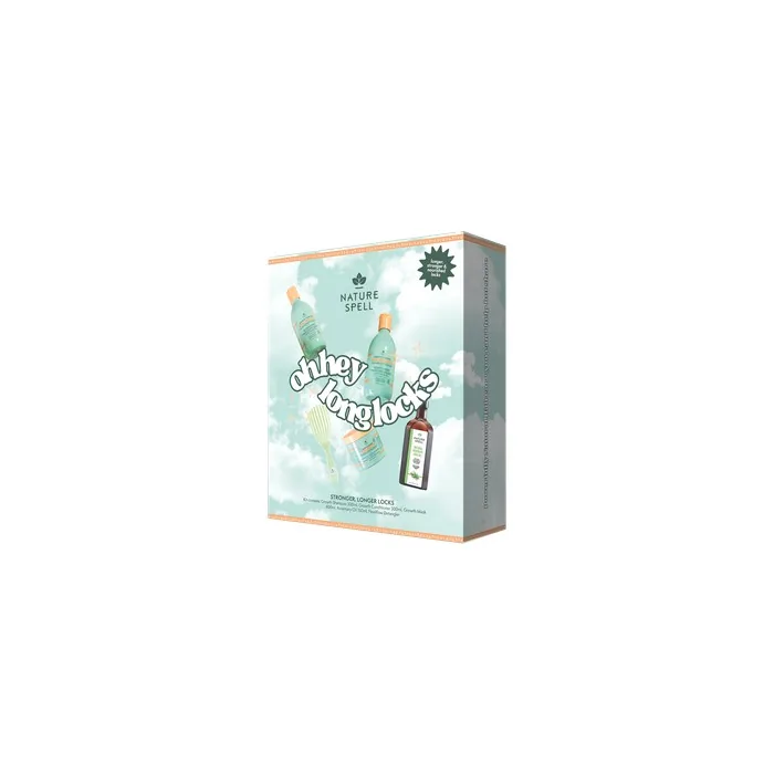 Nature Spell Oh Hey Long Locks Haircare Gift Set for All Hair Types - Pack of 5